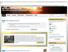 Tablet Screenshot of beinspiredeveryday.com
